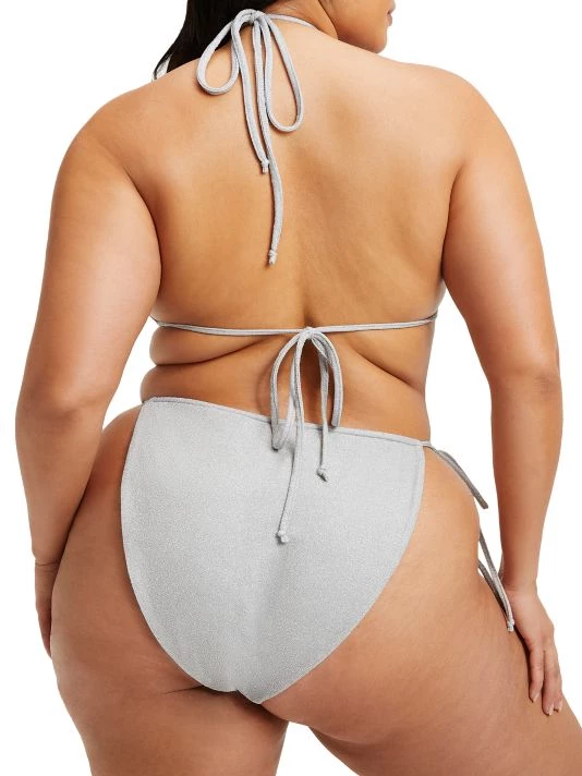 GOOD AMERICAN Sparkle Tiny Ties Bikini Top 11 GOOD AMERICAN Sparkle Tiny Ties Bikini Top - Image 11