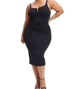 GOOD AMERICAN Scuba Corset Midi-Dress 12 GOOD AMERICAN Scuba Corset Midi-Dress -GOOD AMERICAN Sales unnamed file 1009