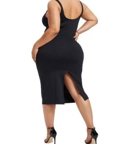 GOOD AMERICAN Scuba Corset Midi-Dress 18 GOOD AMERICAN Scuba Corset Midi-Dress -GOOD AMERICAN Sales unnamed file 1015