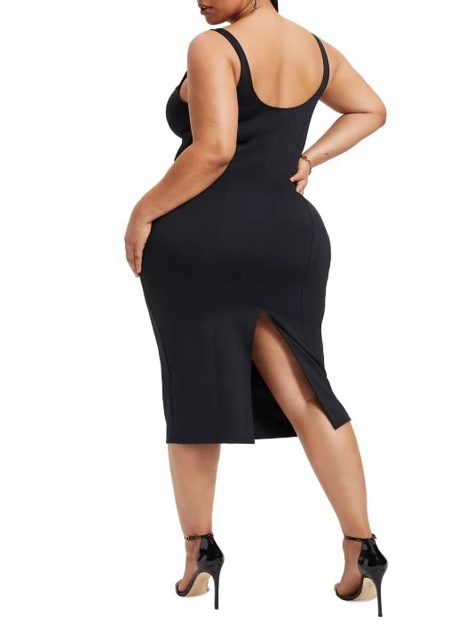 GOOD AMERICAN Scuba Corset Midi-Dress 9 GOOD AMERICAN Scuba Corset Midi-Dress - Image 9