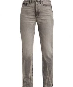 GOOD AMERICAN Good Boy Super High-Rise Stretch Boyfriend Jeans