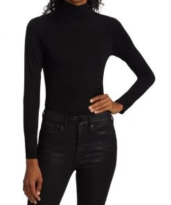 GOOD AMERICAN Jersey Turtleneck Bodysuit -GOOD AMERICAN Sales unnamed file 105