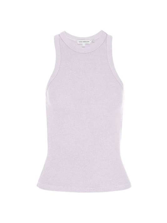 GOOD AMERICAN High-Neck Thermal Tank Black 5 GOOD AMERICAN High-Neck Thermal Tank Black - Image 5