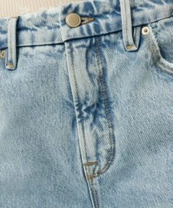 GOOD AMERICAN Good '90s High-Rise Loose Straight-Leg Jeans -GOOD AMERICAN Sales unnamed file 1111