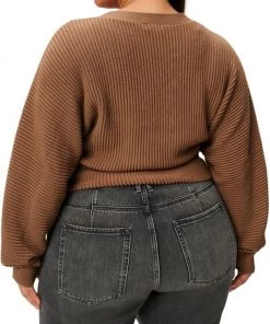 GOOD AMERICAN Heavy Rib-Knit Cropped Cardigan 18 GOOD AMERICAN Heavy Rib-Knit Cropped Cardigan -GOOD AMERICAN Sales unnamed file 1121