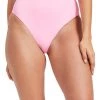 GOOD AMERICAN Good Waist Bikini Bottom Sugar Pink