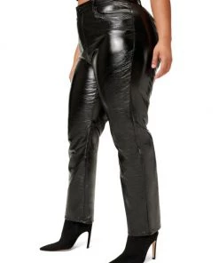 GOOD AMERICAN Good '90S Vinyl High-Waisted Pants -GOOD AMERICAN Sales unnamed file 1135