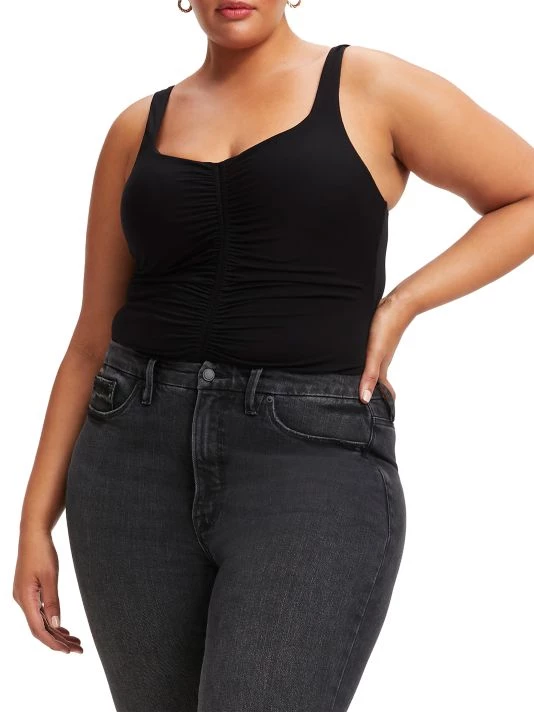 GOOD AMERICAN Ruched Sweetheart Bodysuit 7 GOOD AMERICAN Ruched Sweetheart Bodysuit - Image 7