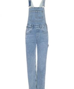 GOOD AMERICAN Good '90s Denim Overalls