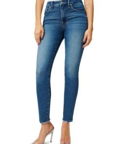 GOOD AMERICAN Good Legs High-Rise Distressed Stretch Skinny Jeans -GOOD AMERICAN Sales unnamed file 1187