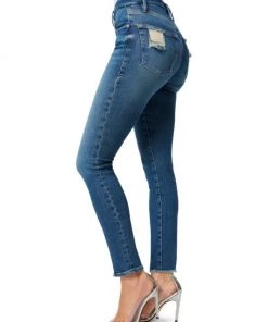 GOOD AMERICAN Good Legs High-Rise Distressed Stretch Skinny Jeans -GOOD AMERICAN Sales unnamed file 1188