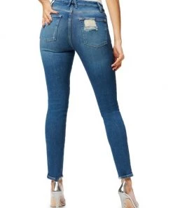 GOOD AMERICAN Good Legs High-Rise Distressed Stretch Skinny Jeans -GOOD AMERICAN Sales unnamed file 1189