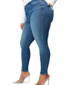 GOOD AMERICAN Good Legs High-Rise Distressed Stretch Skinny Jeans -GOOD AMERICAN Sales unnamed file 1191
