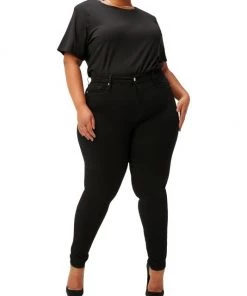 GOOD AMERICAN The Insider High-Rise Frayed Step-Hem Stretch Kick-Flare Jeans -GOOD AMERICAN Sales unnamed file 123