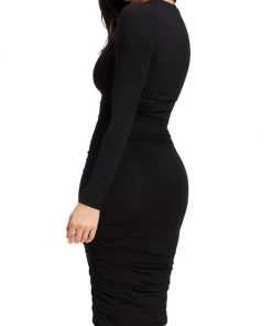 GOOD AMERICAN Ruched Bodycon Dress -GOOD AMERICAN Sales unnamed file 1254