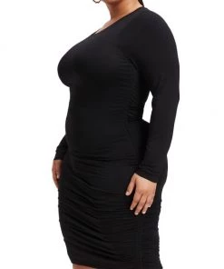 GOOD AMERICAN Ruched Bodycon Dress -GOOD AMERICAN Sales unnamed file 1256