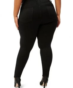 GOOD AMERICAN The Insider High-Rise Frayed Step-Hem Stretch Kick-Flare Jeans -GOOD AMERICAN Sales unnamed file 129