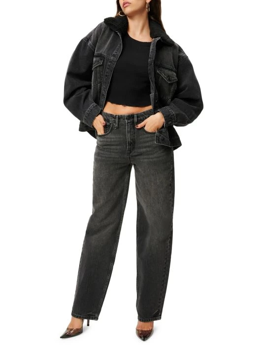 GOOD AMERICAN Good Oversized Trucker Jacket 2 GOOD AMERICAN Good Oversized Trucker Jacket - Image 2