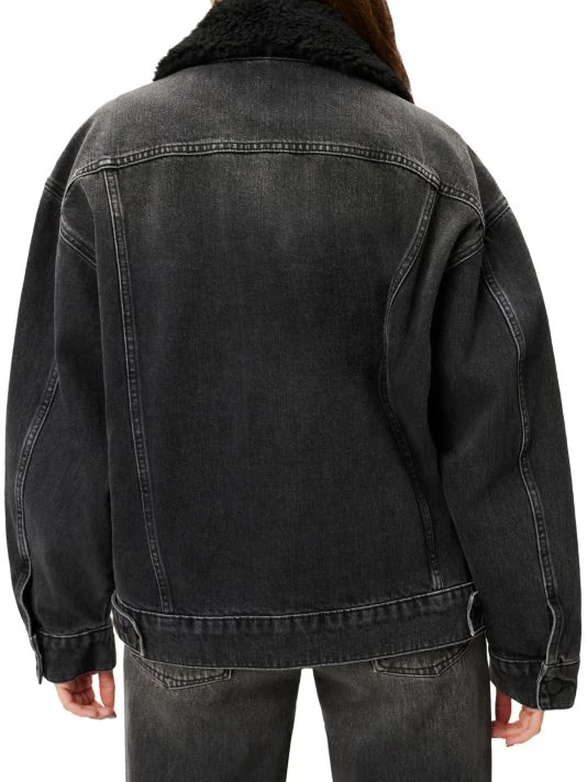 GOOD AMERICAN Good Oversized Trucker Jacket 6 GOOD AMERICAN Good Oversized Trucker Jacket - Image 6