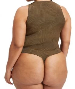 GOOD AMERICAN Rib-Knit Bodysuit -GOOD AMERICAN Sales unnamed file 1318