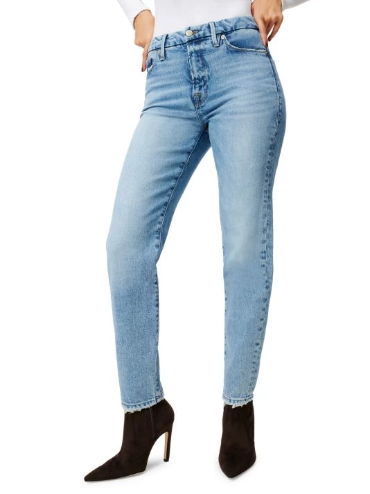 GOOD AMERICAN The Weekender Straight-Fit Jeans 4 GOOD AMERICAN The Weekender Straight-Fit Jeans - Image 4