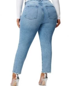 GOOD AMERICAN The Weekender Straight-Fit Jeans 19 GOOD AMERICAN The Weekender Straight-Fit Jeans -GOOD AMERICAN Sales unnamed file 1362