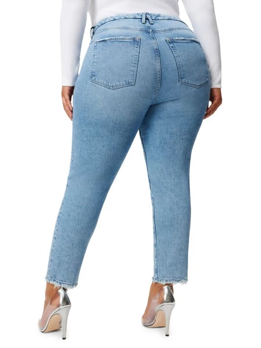 GOOD AMERICAN The Weekender Straight-Fit Jeans 9 GOOD AMERICAN The Weekender Straight-Fit Jeans - Image 9