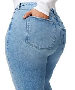 GOOD AMERICAN The Weekender Straight-Fit Jeans 21 GOOD AMERICAN The Weekender Straight-Fit Jeans -GOOD AMERICAN Sales unnamed file 1364