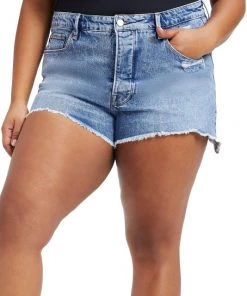 GOOD AMERICAN The Bombshell High-Rise Denim Shorts 16 GOOD AMERICAN The Bombshell High-Rise Denim Shorts -GOOD AMERICAN Sales unnamed file 1371