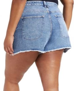 GOOD AMERICAN The Bombshell High-Rise Denim Shorts 18 GOOD AMERICAN The Bombshell High-Rise Denim Shorts -GOOD AMERICAN Sales unnamed file 1373