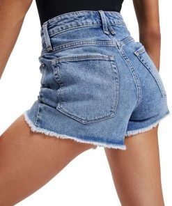 GOOD AMERICAN The Bombshell High-Rise Denim Shorts 19 GOOD AMERICAN The Bombshell High-Rise Denim Shorts -GOOD AMERICAN Sales unnamed file 1374