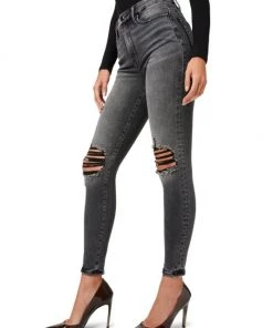 GOOD AMERICAN Good Waist High-Rise Distressed Stretch Skinny Jeans -GOOD AMERICAN Sales unnamed file 1390