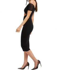 GOOD AMERICAN Off-Shoulder Cutout Midi-Dress 9 GOOD AMERICAN Off-Shoulder Cutout Midi-Dress -GOOD AMERICAN Sales unnamed file 145