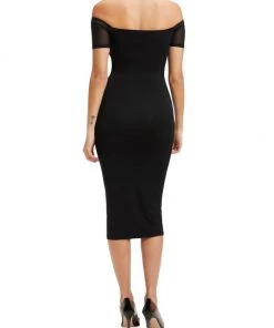GOOD AMERICAN Off-Shoulder Cutout Midi-Dress 10 GOOD AMERICAN Off-Shoulder Cutout Midi-Dress -GOOD AMERICAN Sales unnamed file 146