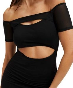 GOOD AMERICAN Off-Shoulder Cutout Midi-Dress 11 GOOD AMERICAN Off-Shoulder Cutout Midi-Dress -GOOD AMERICAN Sales unnamed file 147