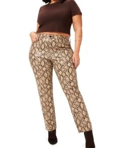 GOOD AMERICAN Good Classic Faux Snake Skin Pants -GOOD AMERICAN Sales unnamed file 1482