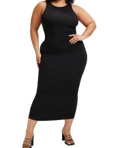 GOOD AMERICAN Good Touch Plunge Midi-Dress 11 GOOD AMERICAN Good Touch Plunge Midi-Dress -GOOD AMERICAN Sales unnamed file 150