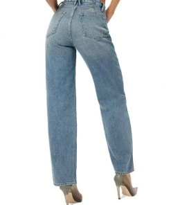 GOOD AMERICAN Good High-Rise Distressed Straight-Leg Jeans -GOOD AMERICAN Sales unnamed file 1509