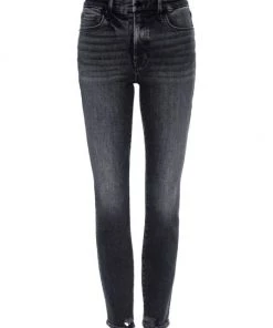 GOOD AMERICAN Good Legs High-Rise Shadow Stretch Skinny Jeans