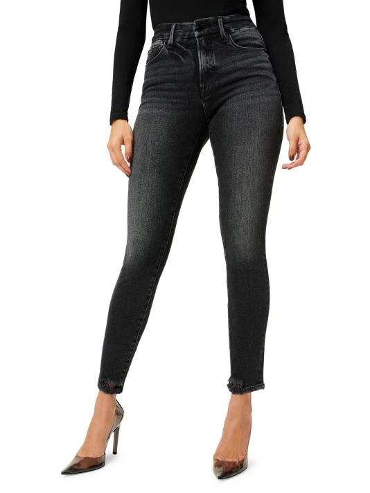 GOOD AMERICAN Good Legs High-Rise Shadow Stretch Skinny Jeans 4 GOOD AMERICAN Good Legs High-Rise Shadow Stretch Skinny Jeans - Image 4