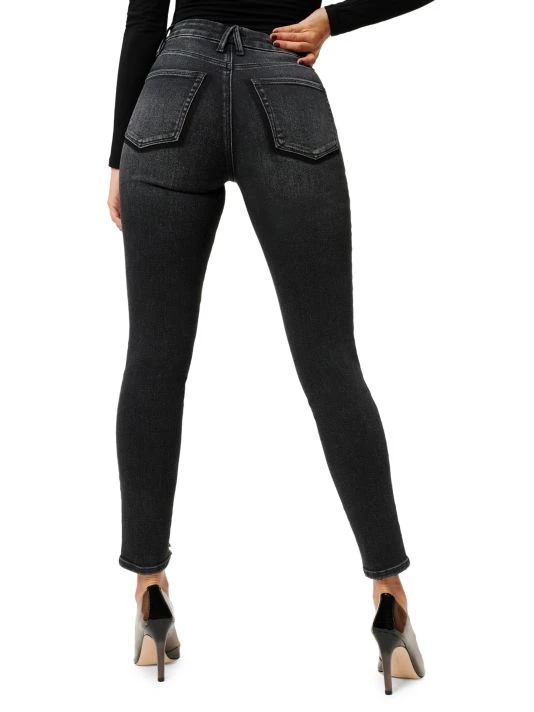 GOOD AMERICAN Good Legs High-Rise Shadow Stretch Skinny Jeans 6 GOOD AMERICAN Good Legs High-Rise Shadow Stretch Skinny Jeans - Image 6