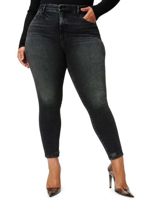 GOOD AMERICAN Good Legs High-Rise Shadow Stretch Skinny Jeans 7 GOOD AMERICAN Good Legs High-Rise Shadow Stretch Skinny Jeans - Image 7