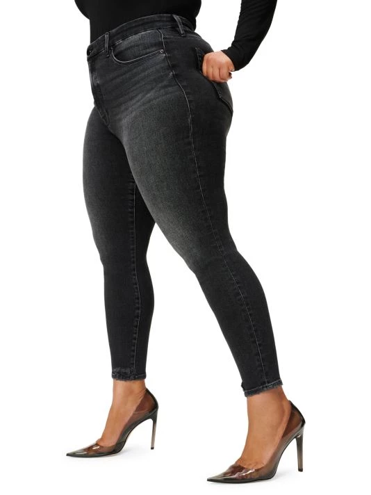 GOOD AMERICAN Good Legs High-Rise Shadow Stretch Skinny Jeans 8 GOOD AMERICAN Good Legs High-Rise Shadow Stretch Skinny Jeans - Image 8