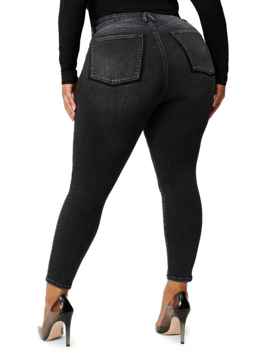 GOOD AMERICAN Good Legs High-Rise Shadow Stretch Skinny Jeans 9 GOOD AMERICAN Good Legs High-Rise Shadow Stretch Skinny Jeans - Image 9