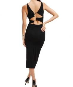 GOOD AMERICAN Good Touch Plunge Midi-Dress 14 GOOD AMERICAN Good Touch Plunge Midi-Dress -GOOD AMERICAN Sales unnamed file 153