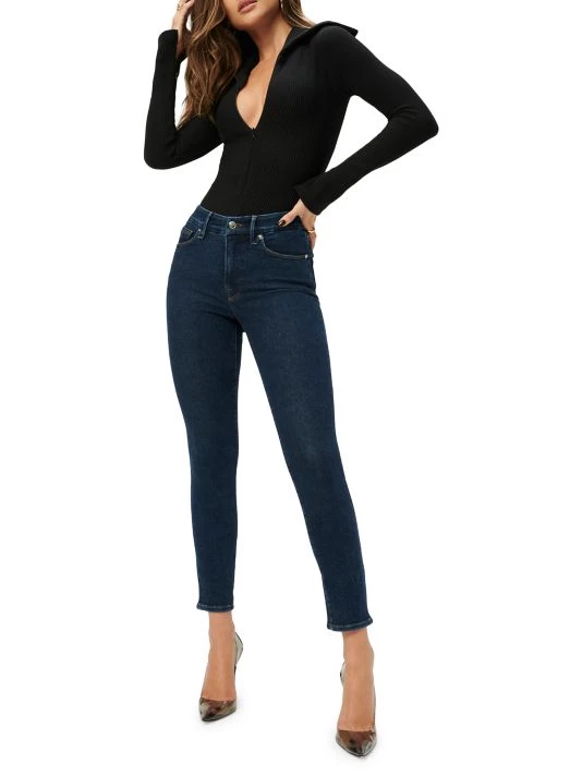 GOOD AMERICAN Funnel Neck Zip Bodysuit 2 GOOD AMERICAN Funnel Neck Zip Bodysuit - Image 2