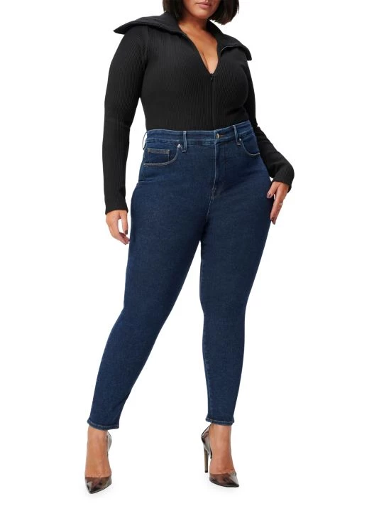 GOOD AMERICAN Funnel Neck Zip Bodysuit 3 GOOD AMERICAN Funnel Neck Zip Bodysuit - Image 3