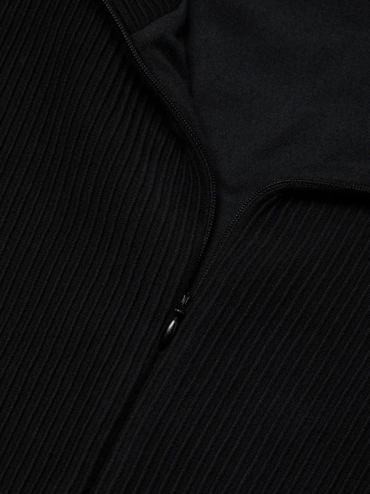 GOOD AMERICAN Funnel Neck Zip Bodysuit 4 GOOD AMERICAN Funnel Neck Zip Bodysuit - Image 4