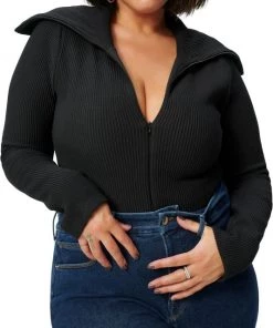 GOOD AMERICAN Funnel Neck Zip Bodysuit 19 GOOD AMERICAN Funnel Neck Zip Bodysuit -GOOD AMERICAN Sales unnamed file 1548