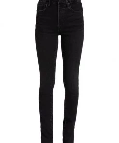 GOOD AMERICAN Good Legs Slit High-Waisted Skinny Jeans